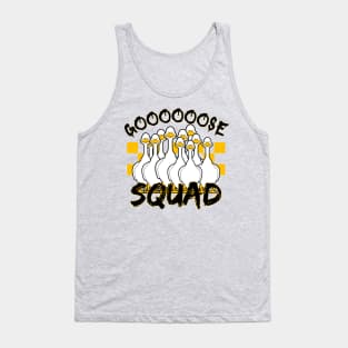 Silly Goose Shirt Funny Cute Goose Squad Tank Top